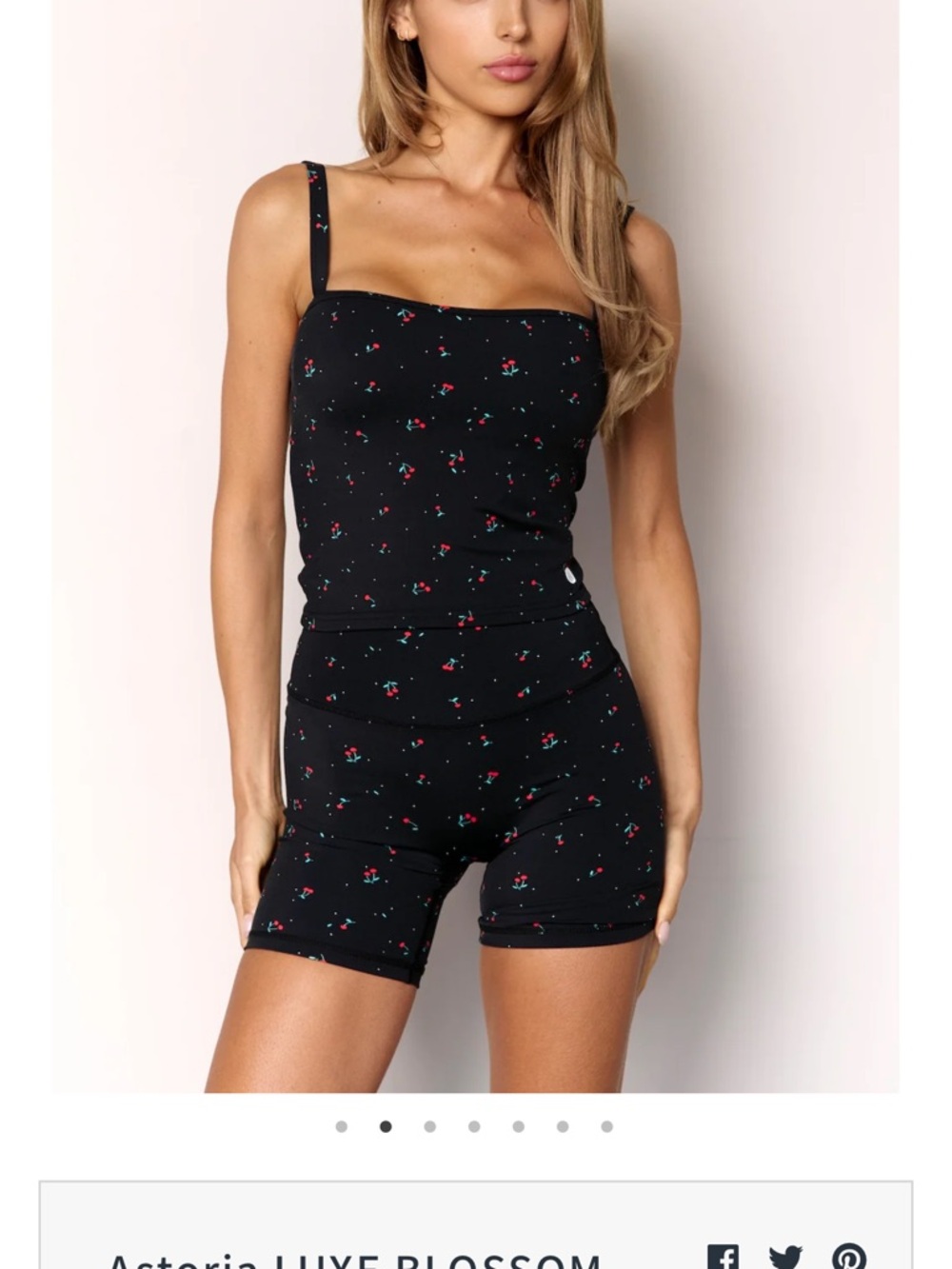 Astoria Black Cherry sport tank